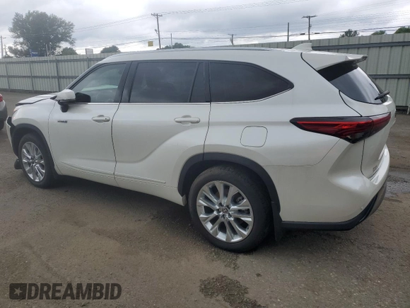2020 Toyota Highlander Hybrid Limited с VIN 5TDYARAH9LS000816, выставлен на аукционе Copart как лот 52348014 с пробегом 19 697 миль миль и Списание • Salvage title. История ставок и продаж доступна на DreamBid. Изображение 2.