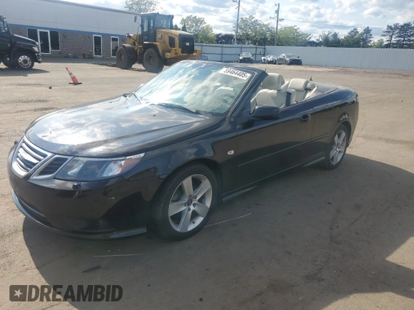 2010 Saab 9-3 z VIN YS3FA7CY4A1618072, wystawiony jako Copart lot #59464405 z przebiegiem 128 982 mil mil oraz Szkoda całkowita • Salvage title. Historia ofert i sprzedaży dostępna na DreamBid. Obrazek 1.