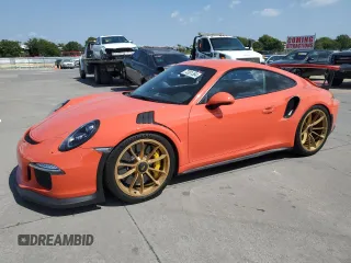 2016 Porsche 911 GT3 RS with VIN WP0AF2A94GS187186, listed as a Copart auction lot 72001384 with 32,531 mi miles and Salvage Title. Bid and sale history available at carsss.com. Image 1.