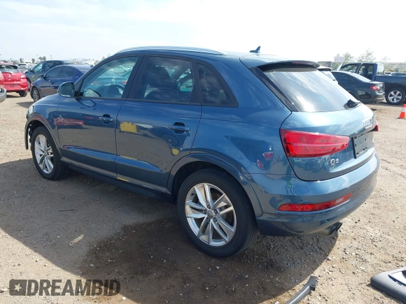 2017 Audi Q3 Premium with VIN WA1ECCFS6HR000870, listed as a IAAI auction lot 42028017 with 103,930 mi miles. Bid and sale history available at carsss.com. Image 3.