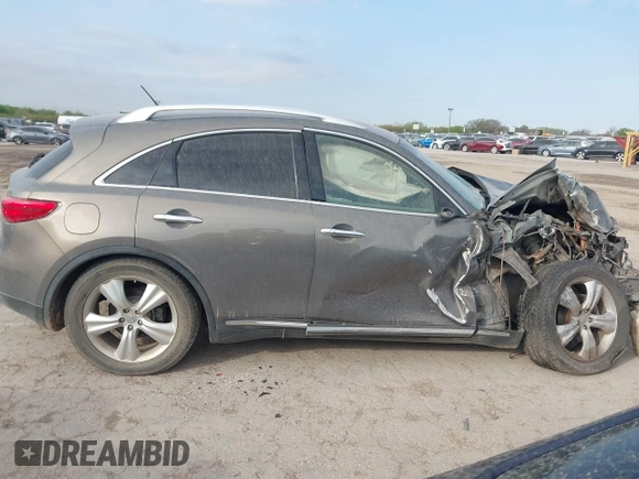 2011 Infiniti FX35 with VIN JN8AS1MU6BM710506, listed as a IAAI auction lot 41837535 with 1 mi miles. Bid and sale history available at carsss.com. Image 14.