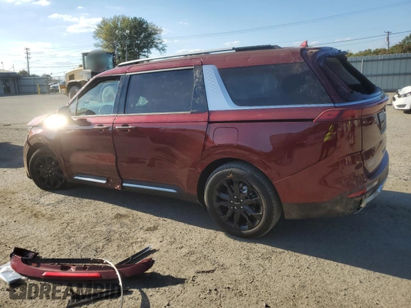 2024 Kia Carnival SX Prestige with VIN KNDNE5H37R6414924, listed as a Copart auction lot 77483414 with 10,016 mi miles and Salvage Title. Bid and sale history available at carsss.com. Image 2.