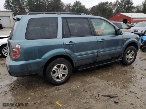 2006 Honda Pilot EX-L with VIN 2HKYF185X6H565052, listed as a Copart auction lot 50337375 with 0 mi miles and Clean Title. Bid and sale history available at carsss.com. Image 3.