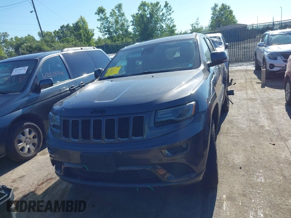 2016 Jeep Grand Cherokee Overland with VIN 1C4RJFCGXGC443961, listed as a IAAI auction lot 42639434 with 122,216 mi miles and . Bid and sale history available at DreamBid. Image 13.