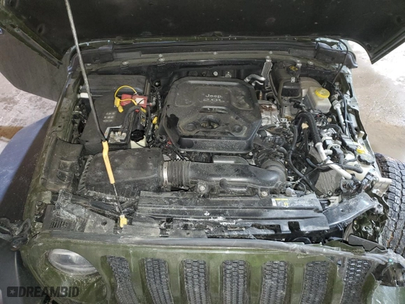 2020 Jeep Wrangler Unlimited Sport S with VIN 1C4HJXDNXLW291607, listed as a Copart auction lot 43440035 with 53,874 mi miles and Salvage Title. Bid and sale history available at carsss.com. Image 14.