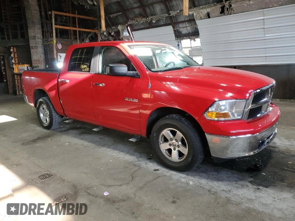 2010 Dodge 1500 SLT with VIN 1D7RV1CP6AS135258, listed as a Copart auction lot 78950034 with Not Provided miles and Salvage Title. Bid and sale history available at carsss.com. Image 4.