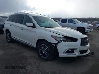 2016 Infiniti QX60 with VIN 5N1AL0MM8GC511310, listed as a IAAI auction lot 41624518 with 109,034 mi miles. Bid and sale history available at carsss.com. Image 1.