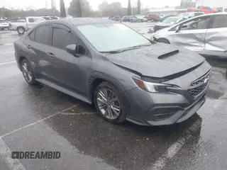 2022 Subaru WRX with VIN JF1VBAA69N9009460, listed as a IAAI auction lot 41512533 with 58,321 mi miles. Bid and sale history available at carsss.com. Image 1.