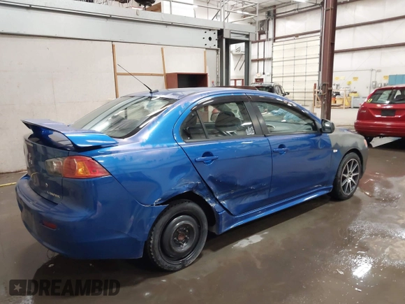 2009 Mitsubishi Lancer ES with VIN JA3AU26U29U036243, listed as a IAAI auction lot 41952044 with 181,650 mi miles. Bid and sale history available at carsss.com. Image 4.