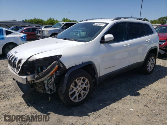 2017 Jeep Cherokee Latitude with VIN 1C4PJMCS7HW625424, listed as a Copart auction lot 54624375 with 79,400 mi miles and Salvage Title. Bid and sale history available at carsss.com. Image 1.