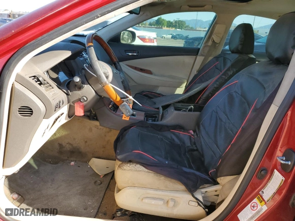 2010 Lexus ES 350 with VIN JTHBK1EG2A2348868, listed as a Copart auction lot 51092255 with 0 mi miles and Salvage Title. Bid and sale history available at carsss.com. Image 7.