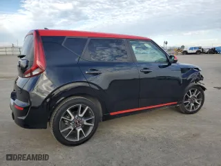 2020 Kia Soul GT-Line with VIN KNDJ63AU0L7024588, listed as a Copart auction lot 46862585 with 44,305 mi miles and Salvage Title. Bid and sale history available at carsss.com. Image 3.