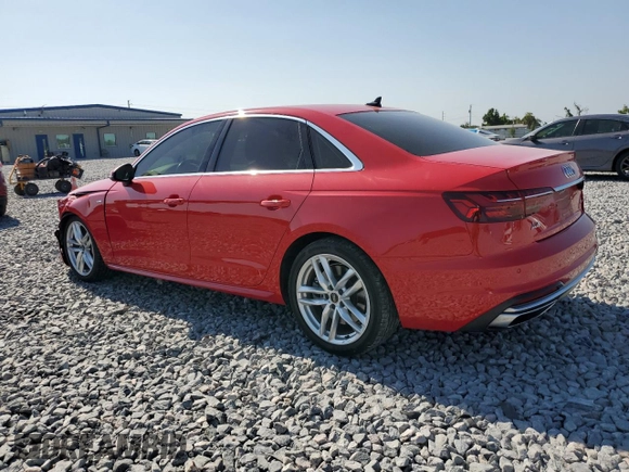 2023 Audi A4 S line Premium Plus with VIN WAUEAAF43PN006551, listed as a Copart auction lot 53421805 with 49,285 mi miles and Salvage Title. Bid and sale history available at DreamBid. Image 2.