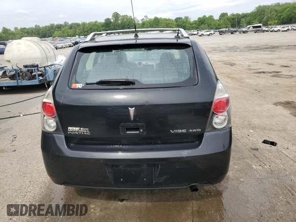 2009 Pontiac Vibe z VIN 5Y2SM67029Z421751, wystawiony jako Copart lot #58829285 z przebiegiem 190 175 mil mil oraz Szkoda całkowita • Salvage title. Historia ofert i sprzedaży dostępna na DreamBid. Obrazek 6.