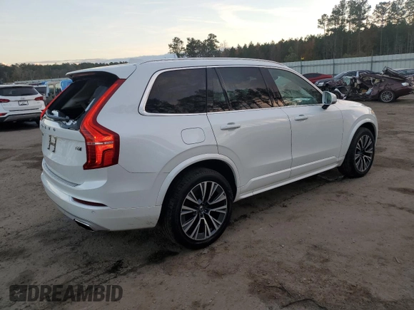2020 Volvo XC90 Momentum with VIN YV4A221K1L1533819, listed as a Copart auction lot 84431514 with 81,666 mi miles and Salvage Title. Bid and sale history available at DreamBid. Image 3.