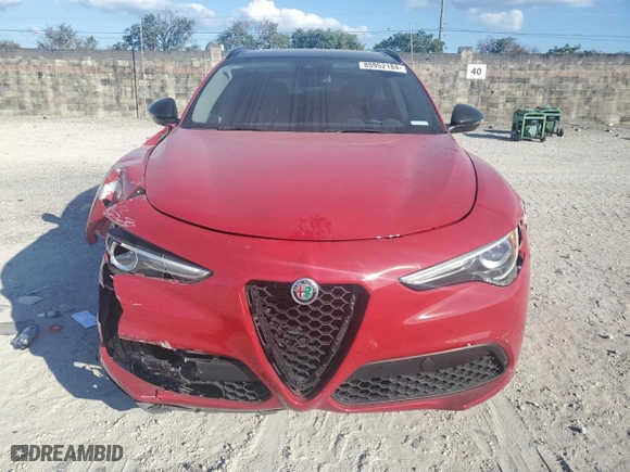 2020 Alfa Romeo Stelvio with VIN ZASPAJAN1L7C93115, listed as a Copart auction lot 85952184 with 63,189 mi miles and Salvage Title. Bid and sale history available at carsss.com. Image 5.