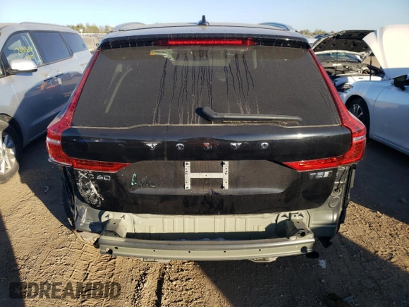 2020 Volvo XC60 Inscription with VIN YV4102RL7L1550093, listed as a Copart auction lot 72626384 with 53,106 mi miles and Salvage title. Bid and sale history available at DreamBid. Image 6.