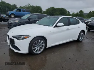 2022 Alfa Romeo Giulia Veloce with VIN ZARFANBN8N7655895, listed as a Copart auction lot 66738844 with 0 mi miles and Salvage Title. Bid and sale history available at carsss.com. Image 1.