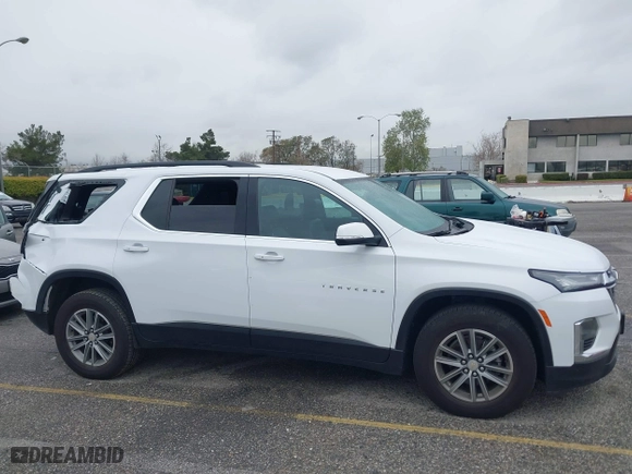 2023 Chevrolet Traverse LT Cloth with VIN 1GNEVGKW1PJ180490, listed as a IAAI auction lot 41786249 with 50,582 mi miles. Bid and sale history available at carsss.com. Image 13.
