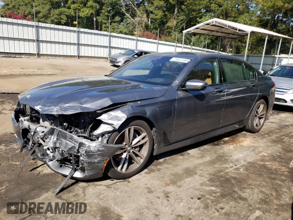 2018 BMW 7 Series 740e xDrive iPerformance with VIN WBA7J2C57JG938310, listed as a Copart auction lot 70021593 with 45,426 mi miles. Bid and sale history available at carsss.com. Image 1.