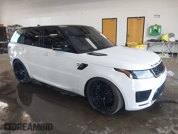 2020 Land Rover Range Rover Sport SE with VIN SALWG2SU1LA889481, listed as a IAAI auction lot 42678607 with 55,609 mi miles and . Bid and sale history available at DreamBid. Image 1.