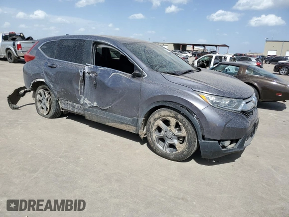 2019 Honda CR-V EX with VIN 5J6RW1H52KL002369, listed as a Copart auction lot 49259555 with 143,225 mi miles and Salvage Title. Bid and sale history available at carsss.com. Image 4.
