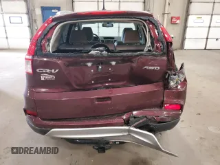 2015 Honda CR-V EX-L with VIN 5J6RM4H77FL017965, listed as a Copart auction lot 50800385 with 93,044 mi miles and Salvage Title. Bid and sale history available at carsss.com. Image 6.