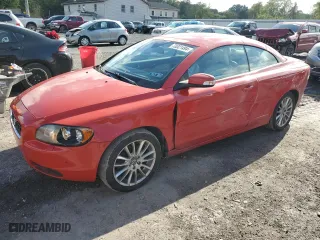 2008 Volvo C70 with VIN YV1MC67248J055294, listed as a Copart auction lot 73321494 with 180,989 mi miles and Salvage Title. Bid and sale history available at carsss.com. Image 1.