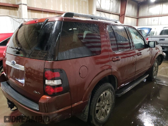 2010 Ford Explorer Limited z VIN 1FMEU7FE7AUA03327, wystawiony jako Copart lot #51965605 z przebiegiem 45 050 mil mil oraz Szkoda całkowita • Salvage title. Historia ofert i sprzedaży dostępna na DreamBid. Obrazek 3.