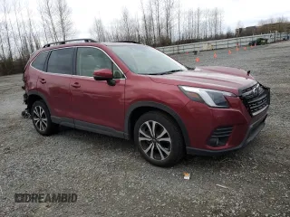 2022 Subaru Forester Limited with VIN JF2SKAPC9NH522967, listed as a Copart auction lot 47808465 with 18,825 mi miles and Salvage Title. Bid and sale history available at carsss.com. Image 4.