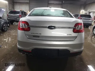 2011 Ford Taurus SEL with VIN 1FAHP2EW6BG186568, listed as a Copart auction lot 45344075 with 29,800 mi miles and Salvage Title. Bid and sale history available at carsss.com. Image 6.