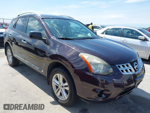 2015 Nissan Rogue S with VIN JN8AS5MV4FW258565, listed as a IAAI auction lot 42231846 with 103,246 mi miles and . Bid and sale history available at DreamBid. Image 1.