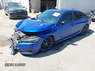 2023 Honda Civic Sedan Sport with VIN 2HGFE2F55PH524584, listed as a IAAI auction lot 41969609 with 66,313 mi miles. Bid and sale history available at carsss.com. Image 2.