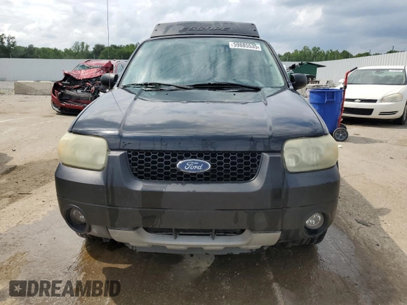 2005 Ford Escape XLT with VIN 1FMYU03165KA32552, listed as a Copart auction lot 59885535 with 179,442 mi miles and Non repairable. Bid and sale history available at DreamBid. Image 5.