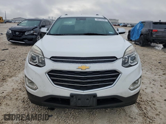2016 Chevrolet Equinox LTZ with VIN 2GNALDEK2G1172937, listed as a Copart auction lot 44773705 with 58,196 mi miles and Salvage Title. Bid and sale history available at carsss.com. Image 5.