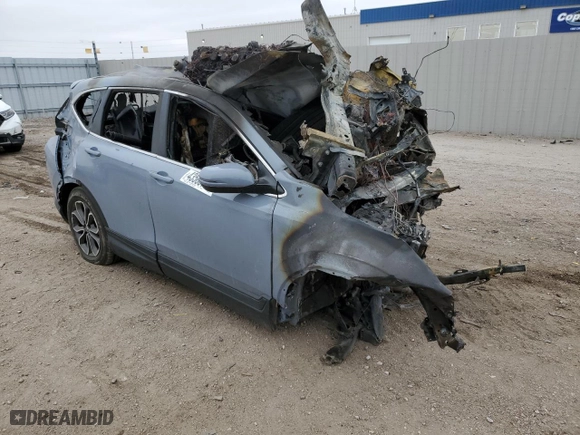 2022 Honda CR-V EX with VIN 2HKRW2H52NH621008, listed as a Copart auction lot 43560735 with 0 mi miles and Salvage Title. Bid and sale history available at carsss.com. Image 4.