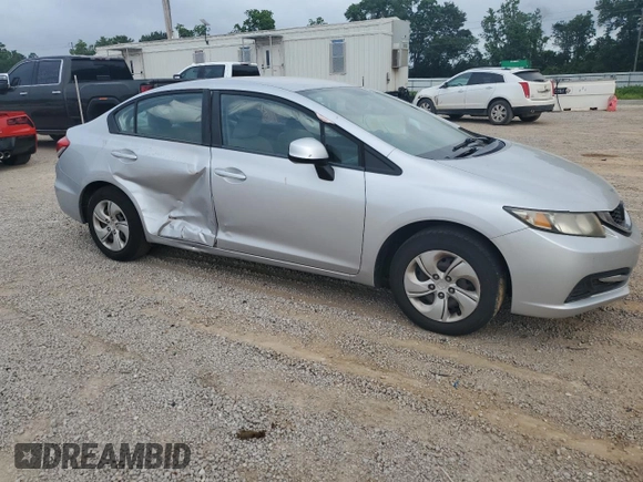 2013 Honda Civic LX z VIN 19XFB2F53DE086680, wystawiony jako Copart lot #58041925 z przebiegiem 112 338 mil mil oraz Szkoda całkowita • Salvage title. Historia ofert i sprzedaży dostępna na DreamBid. Obrazek 4.