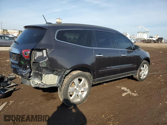 2016 Chevrolet Traverse LTZ with VIN 1GNKVJKD7GJ113276, listed as a Copart auction lot 47644235 with 104,626 mi miles and Salvage Title. Bid and sale history available at DreamBid. Image 3.