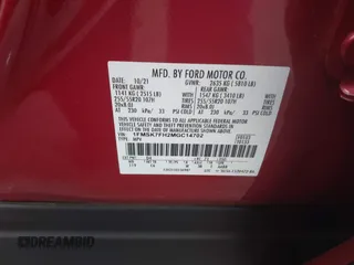2021 Ford Explorer Limited с VIN 1FMSK7FH2MGC14702, выставлен на аукционе IAAI как лот 42548064 с пробегом 62 792 миль миль и . История ставок и продаж доступна на DreamBid. Изображение 9.