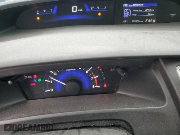 2014 Honda Civic Sedan LX with VIN 2HGFB2F51EH508954, listed as a Copart auction lot 49983775 with 179,457 mi miles and Salvage Title. Bid and sale history available at carsss.com. Image 9.