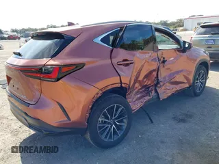 2025 Lexus NX with VIN 2T2GDCAZ5SC019472, listed as a IAAI auction lot 41154451 with 8,830 mi miles. Bid and sale history available at carsss.com. Image 4.
