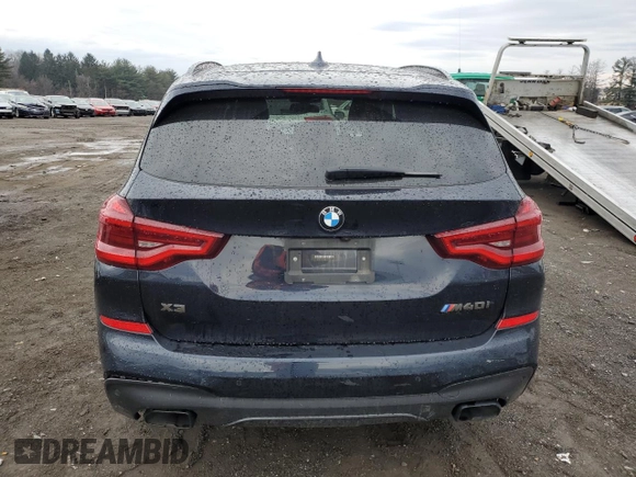 2019 BMW X3 M40i with VIN 5UXTS3C5XK0Z09901, listed as a Copart auction lot 47126345 with Not Provided miles and Salvage Title. Bid and sale history available at DreamBid. Image 6.