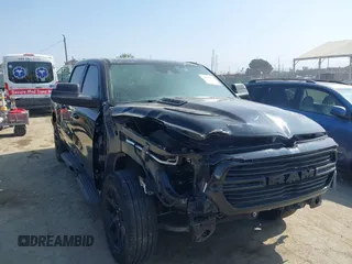 2024 Ram 1500 Laramie with VIN 1C6SRFJT1RN116051, listed as a IAAI auction lot 42654971 with 20,722 mi miles and . Bid and sale history available at DreamBid. Image 1.
