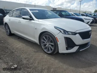 2020 Cadillac CT5 Sport with VIN 1G6DP5RK1L0155856, listed as a Copart auction lot 60001044 with 42,704 mi miles and Non Repairable. Bid and sale history available at carsss.com. Image 4.