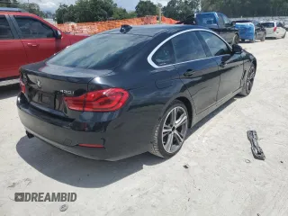 2018 BMW 4 Series 430i xDrive with VIN WBA4J3C54JBL03258, listed as a Copart auction lot 62573315 with 48,370 mi miles and Salvage title. Bid and sale history available at DreamBid. Image 3.