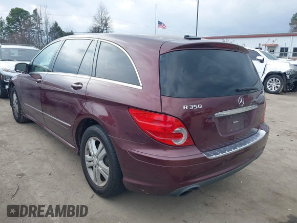 2008 Mercedes-Benz R-Class 3.5L with VIN 4JGCB56E78A080096, listed as a IAAI auction lot 41462714 with 193,312 mi miles. Bid and sale history available at carsss.com. Image 3.