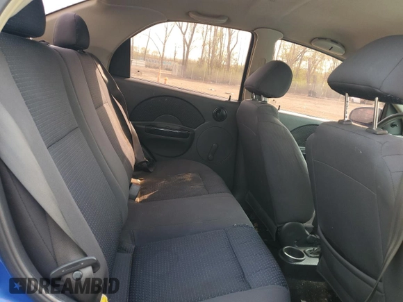 2006 Chevrolet Aveo LS with VIN KL1TD56696B575499, listed as a Copart auction lot 54780455 with 125,167 mi miles and Salvage title. Bid and sale history available at DreamBid. Image 10.
