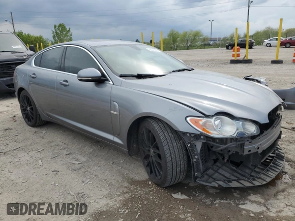 2010 Jaguar XF Premium Luxury with VIN SAJWA0GB8ALR52017, listed as a Copart auction lot 56229855 with 80,957 mi miles and Salvage title. Bid and sale history available at DreamBid. Image 4.