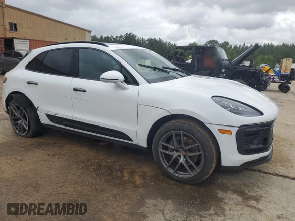 2023 Porsche Macan with VIN WP1AA2A53PLB20826, listed as a Copart auction lot 56461875 with 22,357 mi miles and Salvage title. Bid and sale history available at DreamBid. Image 4.