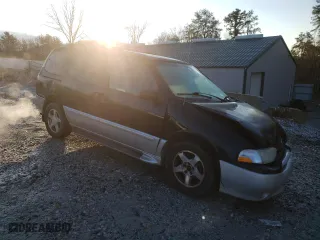 2001 Nissan Quest GXE with VIN 4N2ZN15T21D823778, listed as a Copart auction lot 84322314 with 177,401 mi miles and Clean Title. Bid and sale history available at carsss.com. Image 4.